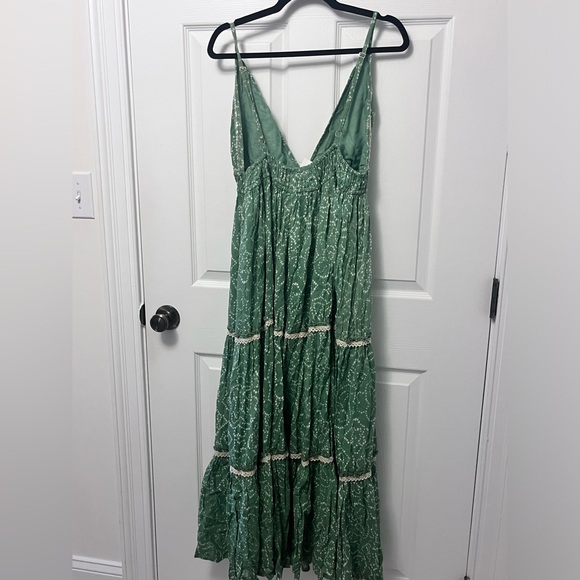 Green Boho Sequined Dress - Picture 9 of 9